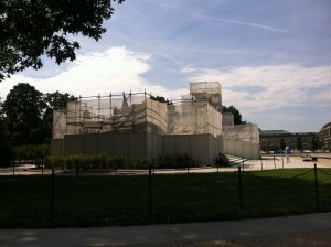 grant memorial shrouded