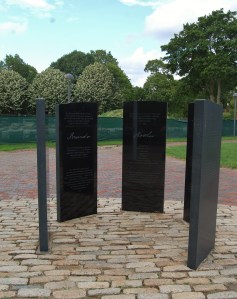 Prince Hall Monument, Cambridge Common, erected 2010